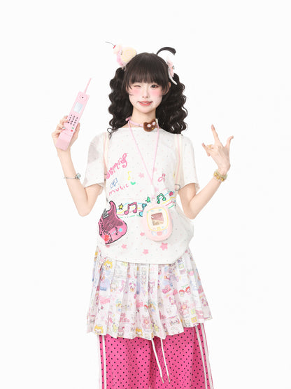 Languid Park - Polka Dot Star Tee tshirt Languid Park