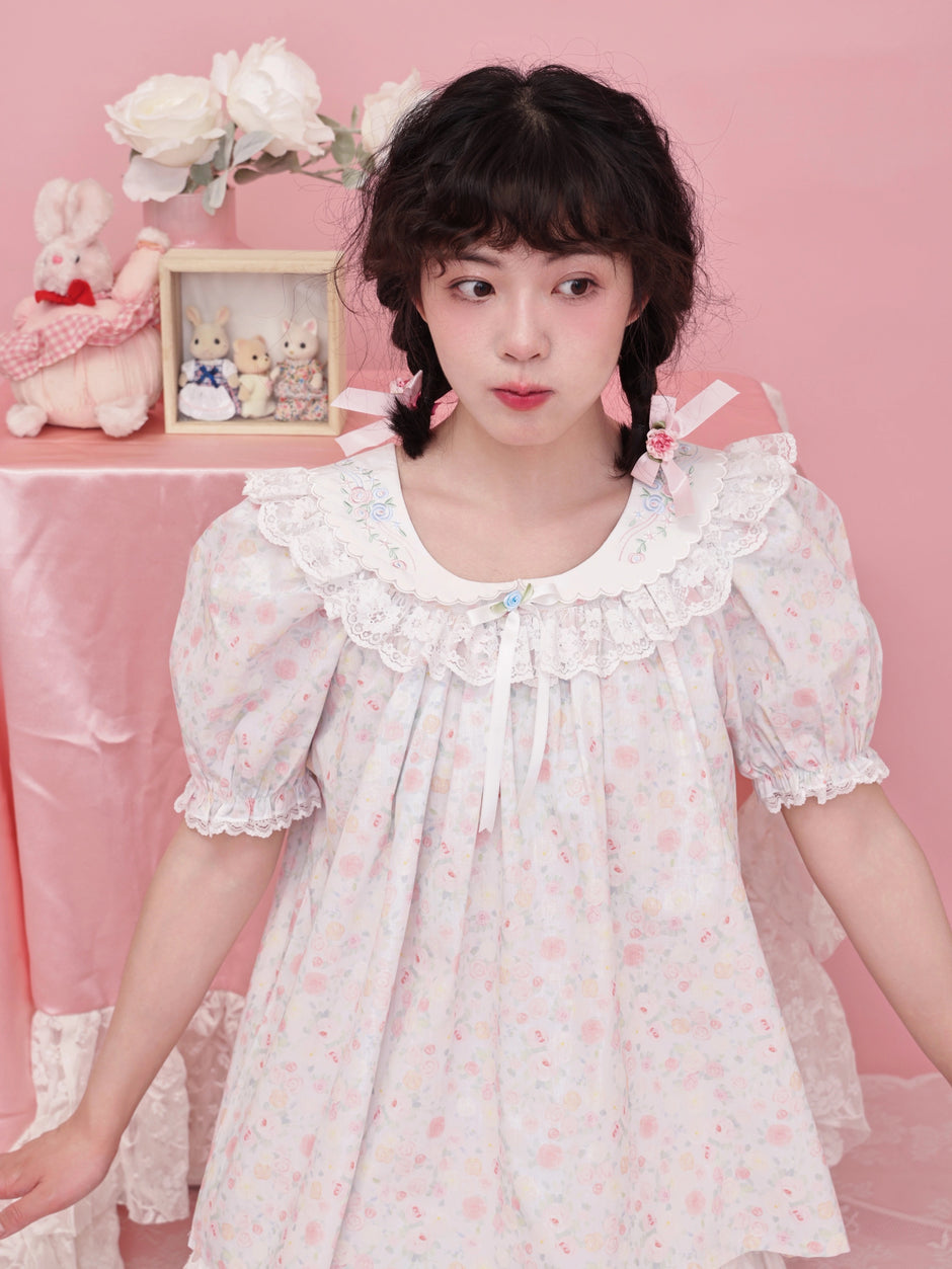 SemenCoicis KidCore Vintage Pink Hoodie