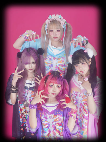 Dream Bubble - Harajuku Sailor Collar T-Shirt Dress dress Dream Bubble