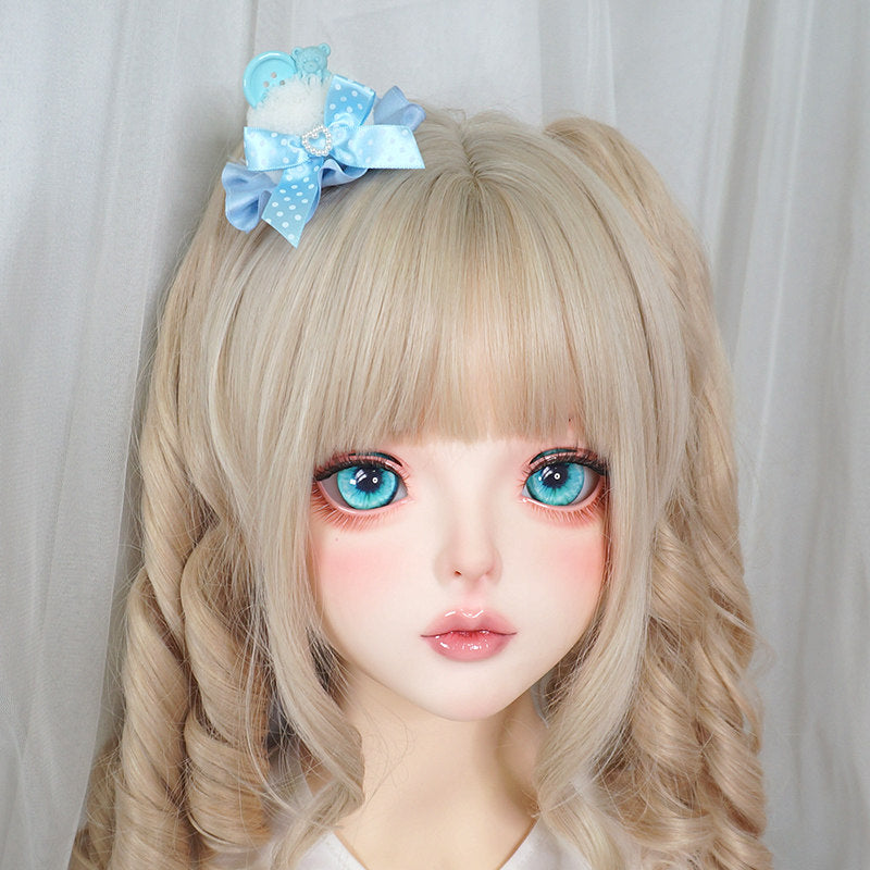 Maojiang - Ice Cream Lace Pom Pom Hair Clip
