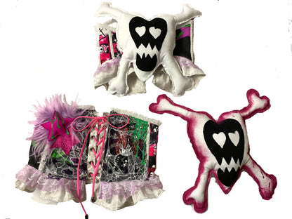 SaraPhines - Skull Detachable Waist Corset waistband SaraPhines