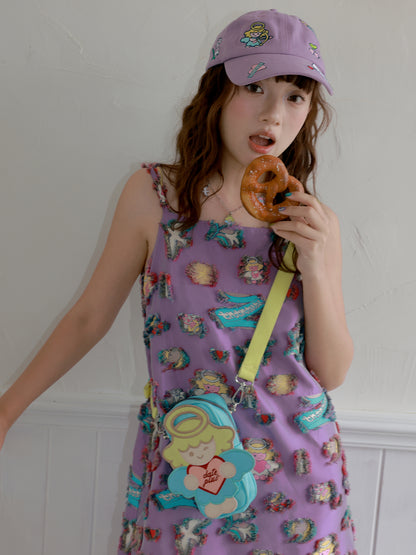 tntntutu Crossbody Phone Bag | Harajuku Kawaii Angel Heart Bag bag tntntutu