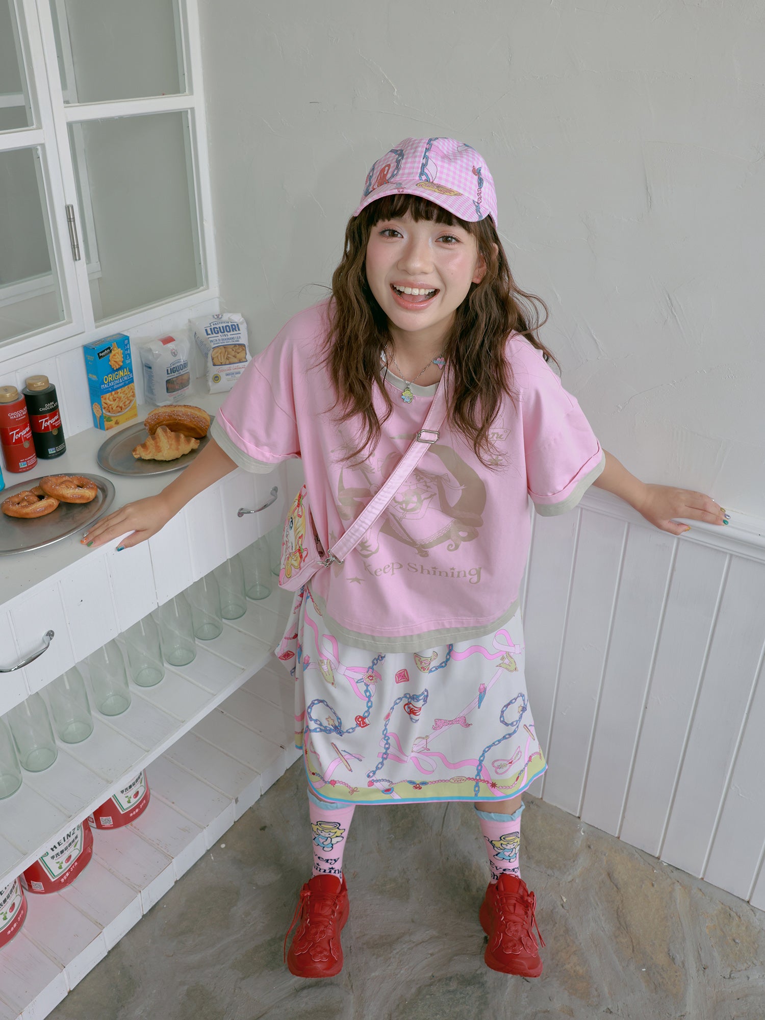 tntntutu Moon & Flowers Print Tee | Harajuku Layered Angel Girl T-Shirt tshirt tntntutu