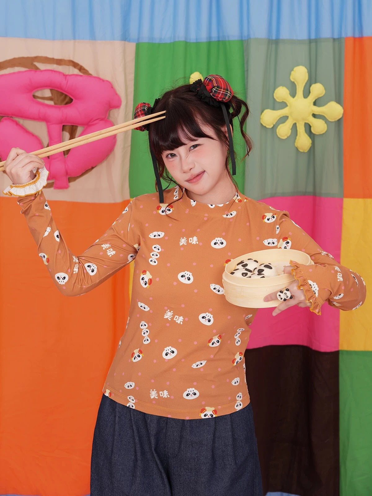 NIKKOU - Cute Japanese-Style Knit Base Layer Top shirt Nikkou home