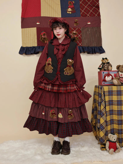 SemenCoicis - Kawaii Skirt Ruffle Tiered Cake Skirt skirt SemenCoicis