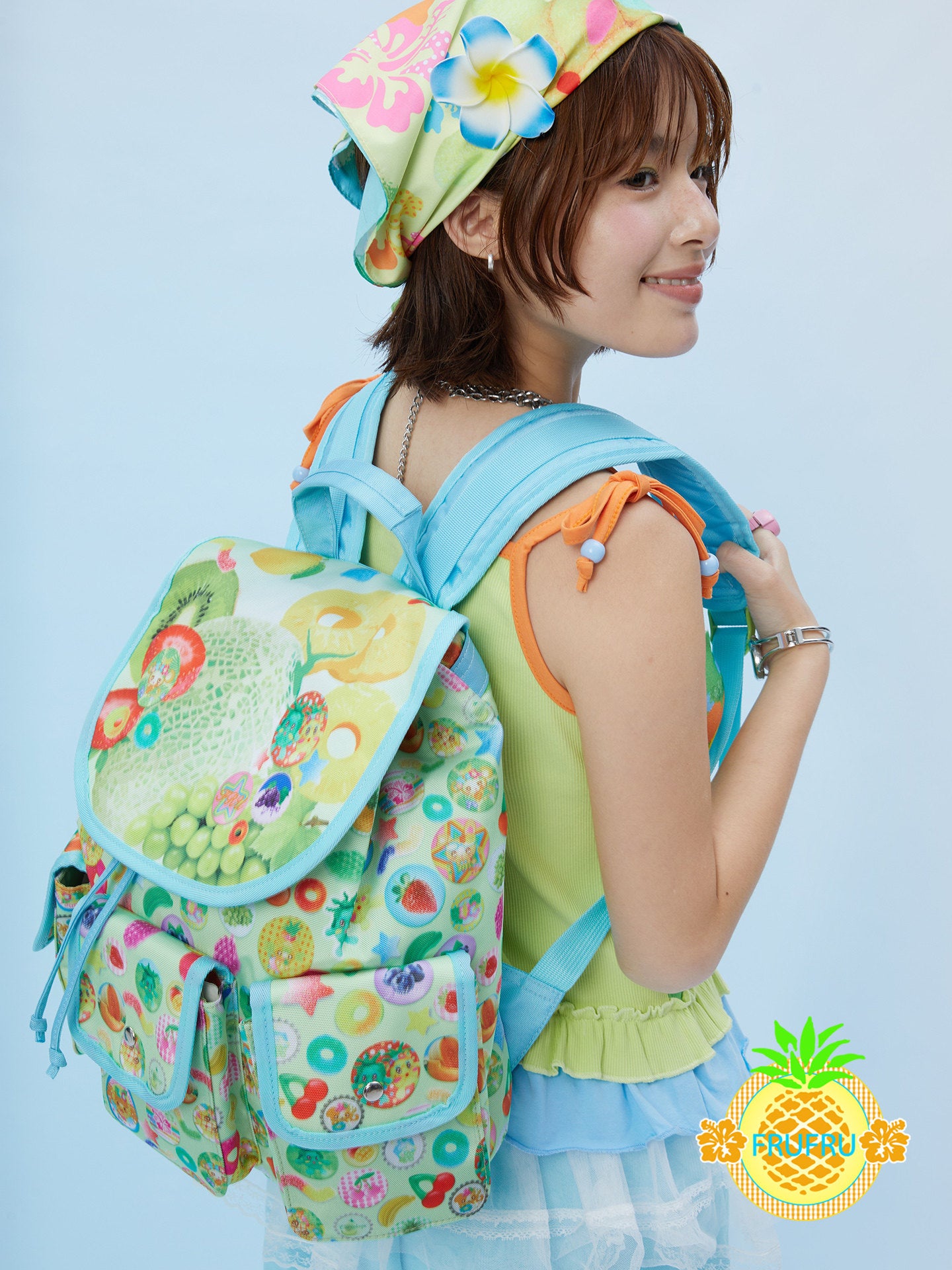 frufru - Kawaii Fruit Wing Backpack bag frufru