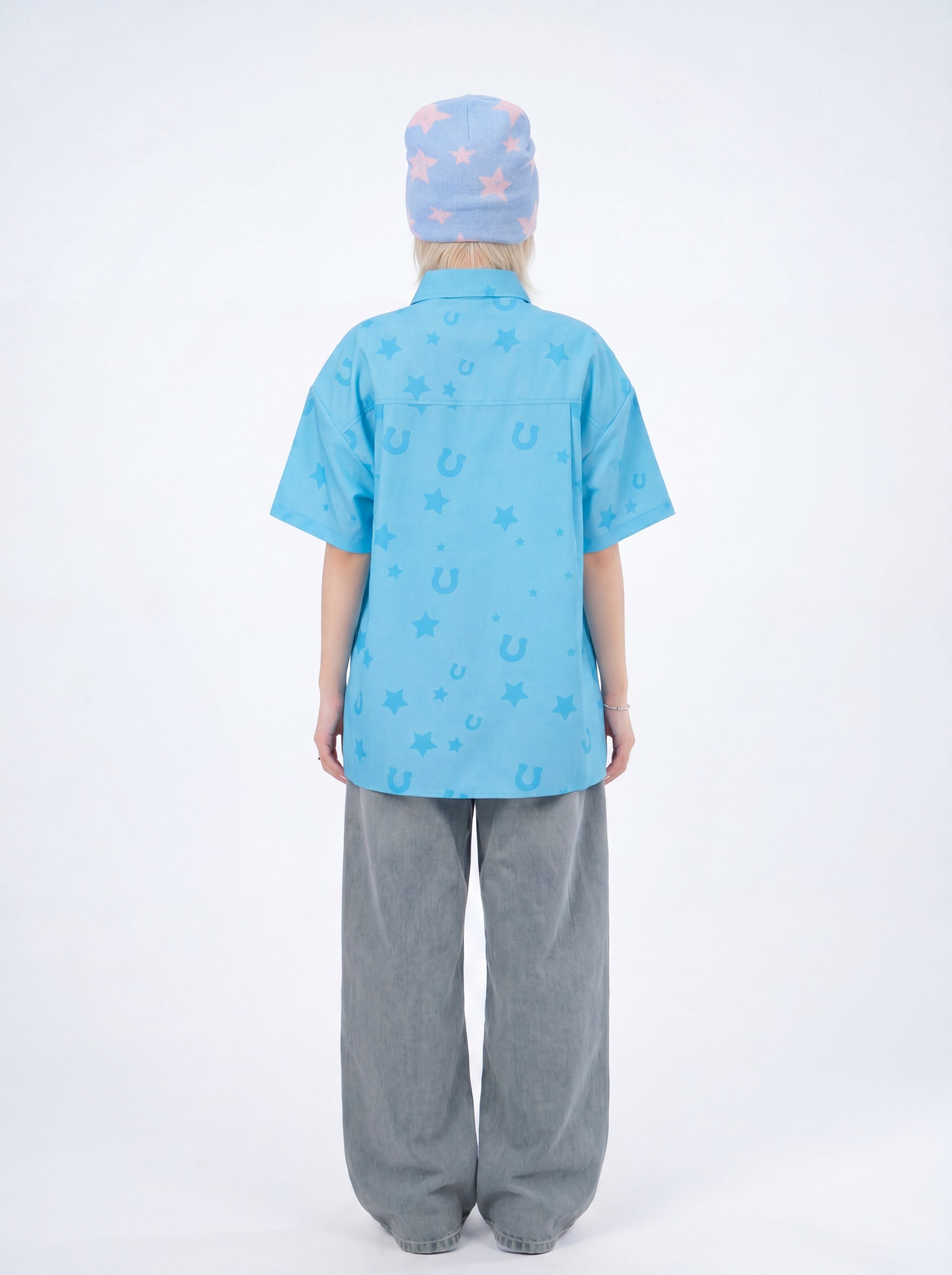 MeowMeow Bug - Blue Anime Graphic Shirt shirt MeowMeow Bug