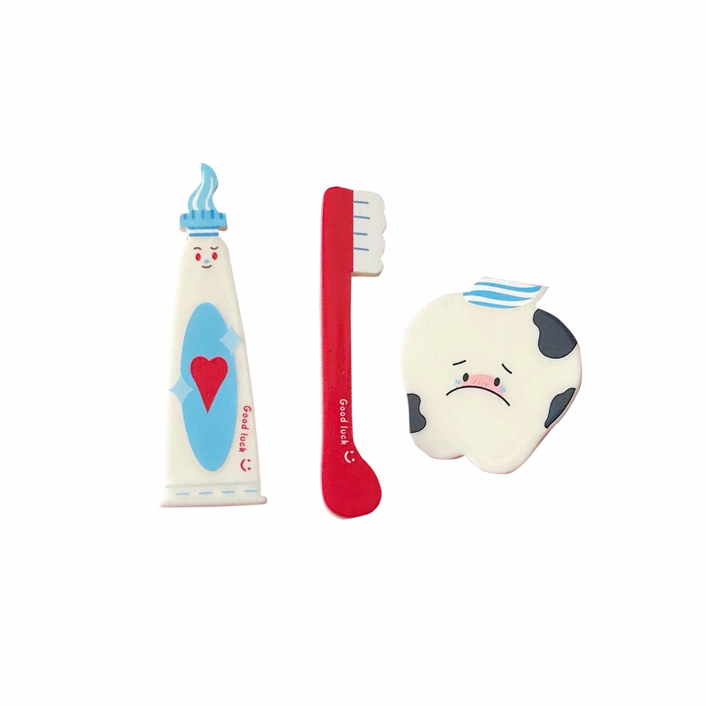 Toothbrush Hair Clip Set hair clip really cute
