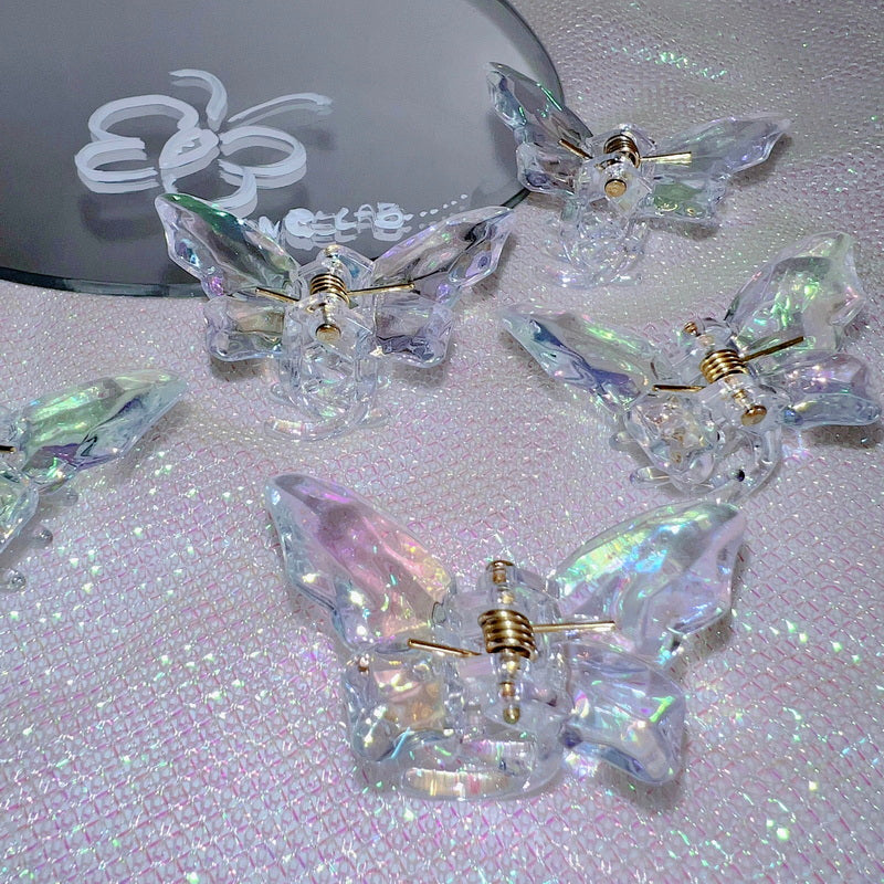 Strangelab Fairy Clip | Harajuku Iridescent Crystal Butterfly Hair Claw hair clip Land Decora