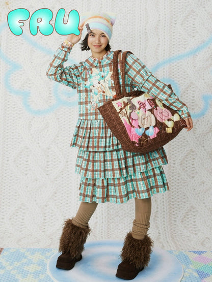 frufru - Kawaii Doll Collar Cake Dress dress frufru