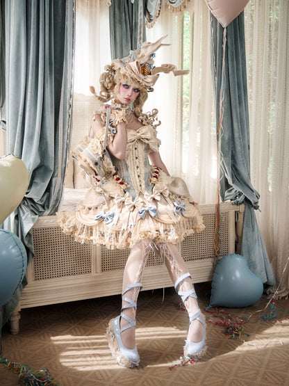 BLOOD SUPPLY - Rococo Cake Corset Top camisole BLOOD SUPPLY