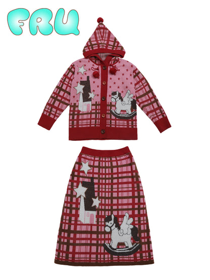 frufru - Kawaii Horse Year Knit Set set frufru