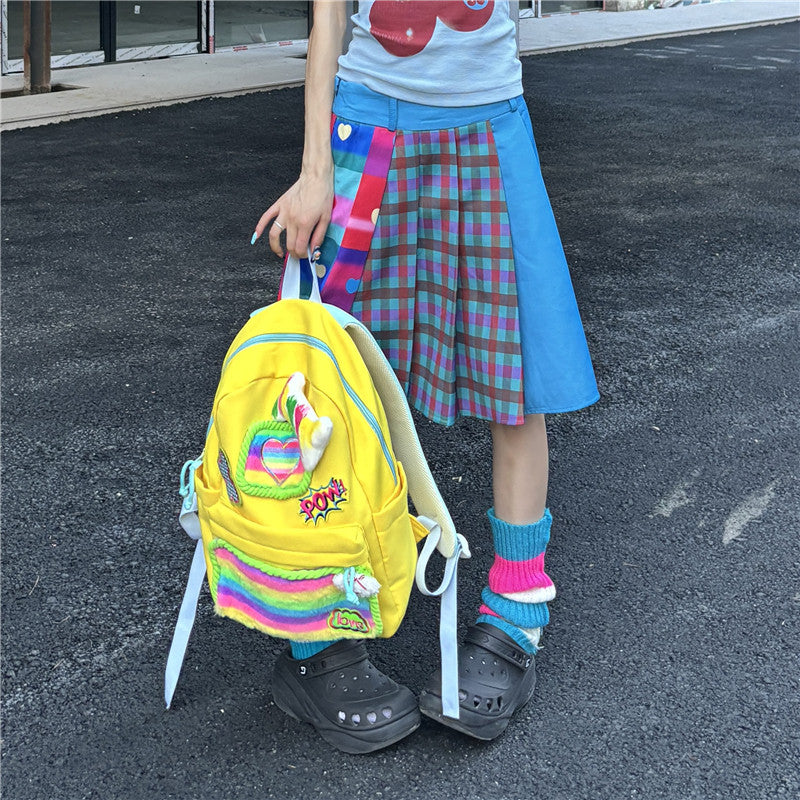 Hottie - Decora Kei Rainbow Star Backpack backpack Hottie