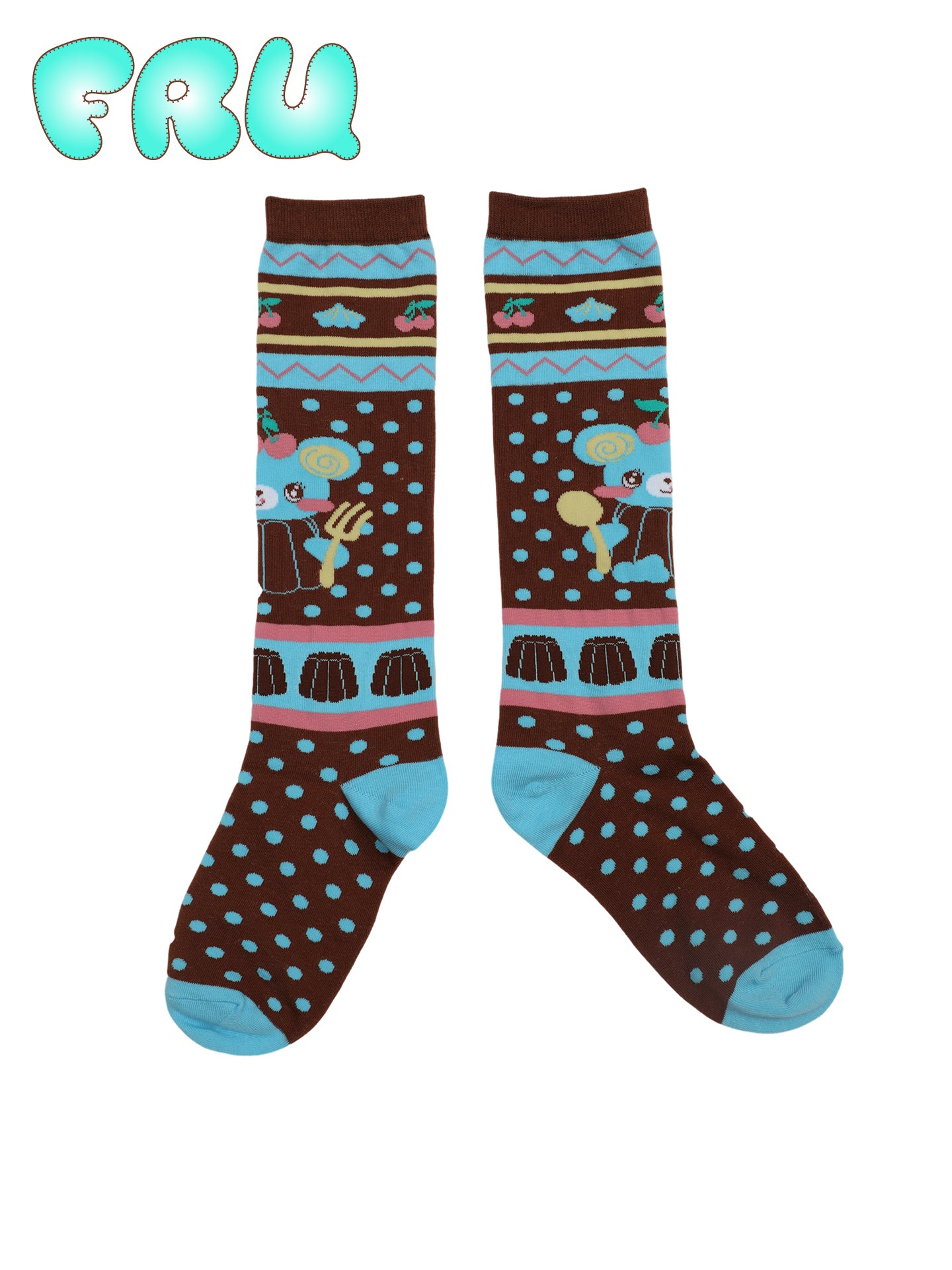 frufru - Kawaii Chocolate Bear Socks sock frufru
