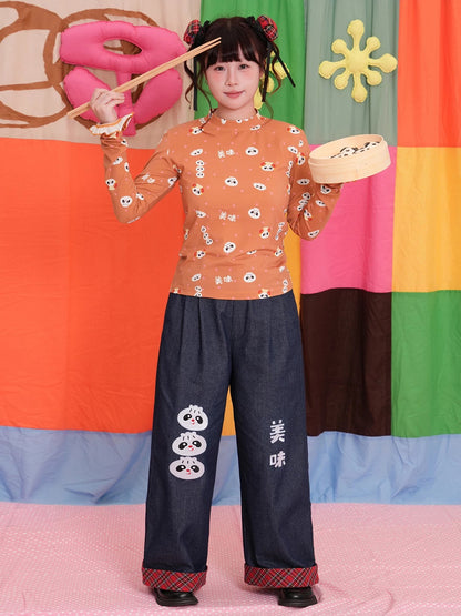 NIKKOU - Cute Japanese-Style Knit Base Layer Top shirt Nikkou home