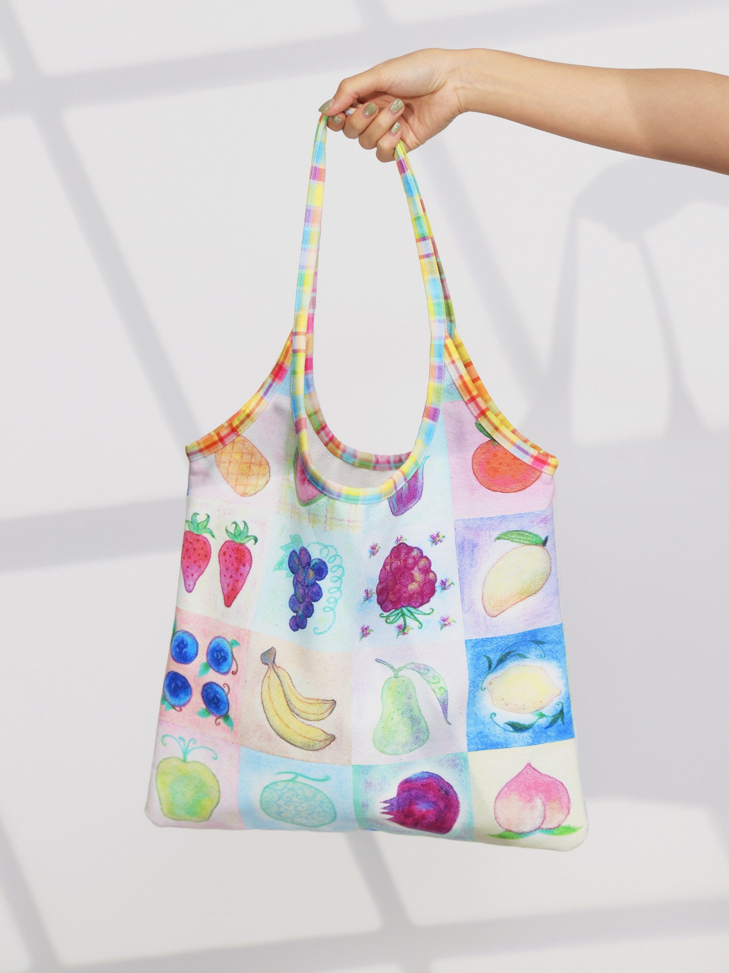 FRUITS - Hand-Painted Fruit Tote Bag bag Fruits