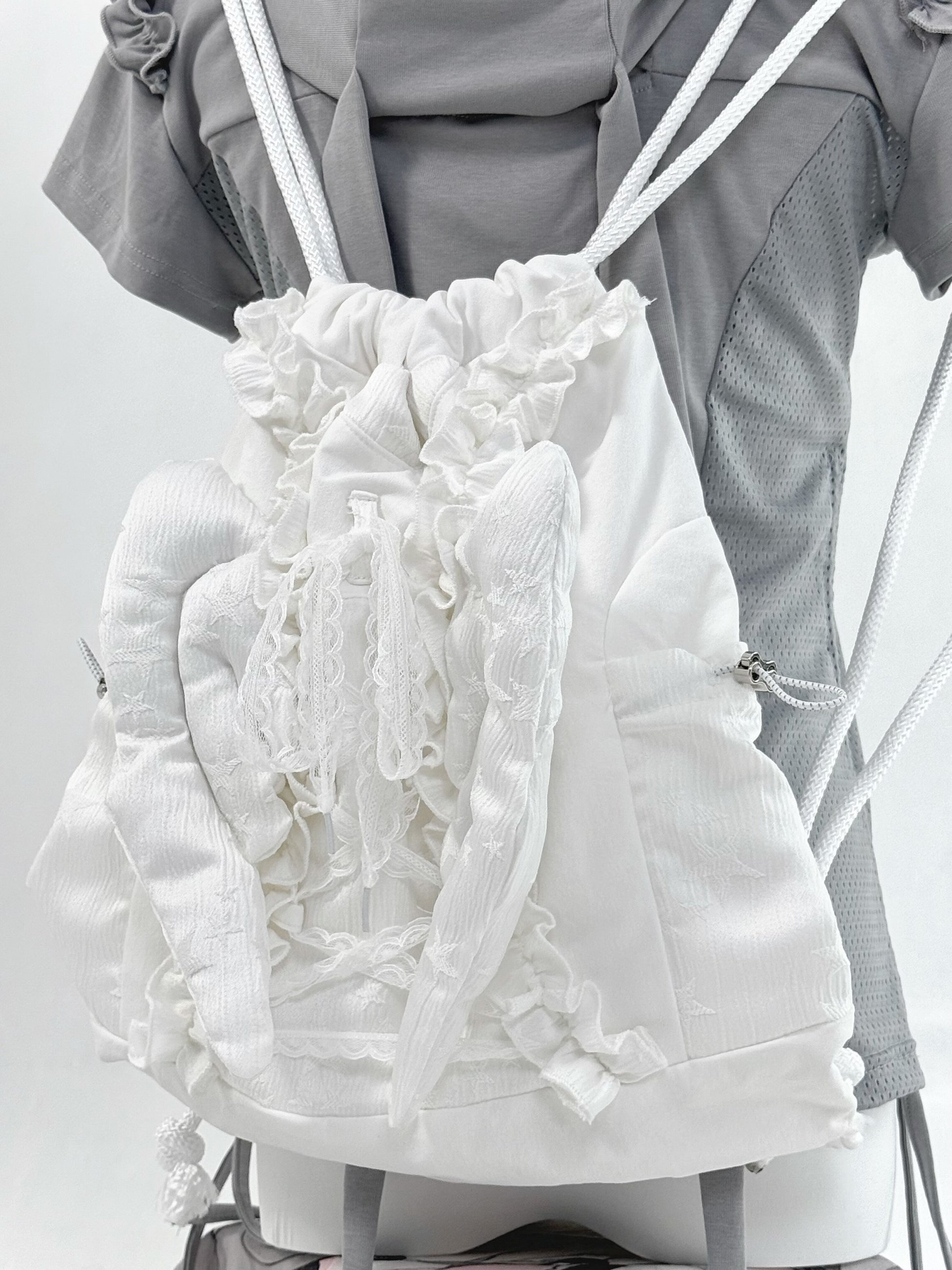 PICKY BONE - Wing Drawstring Backpack Bag bag picky bone