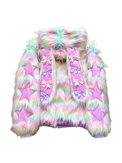 RedDevil - Decora Kei Bunny Puffer Jacket coat Red Devil