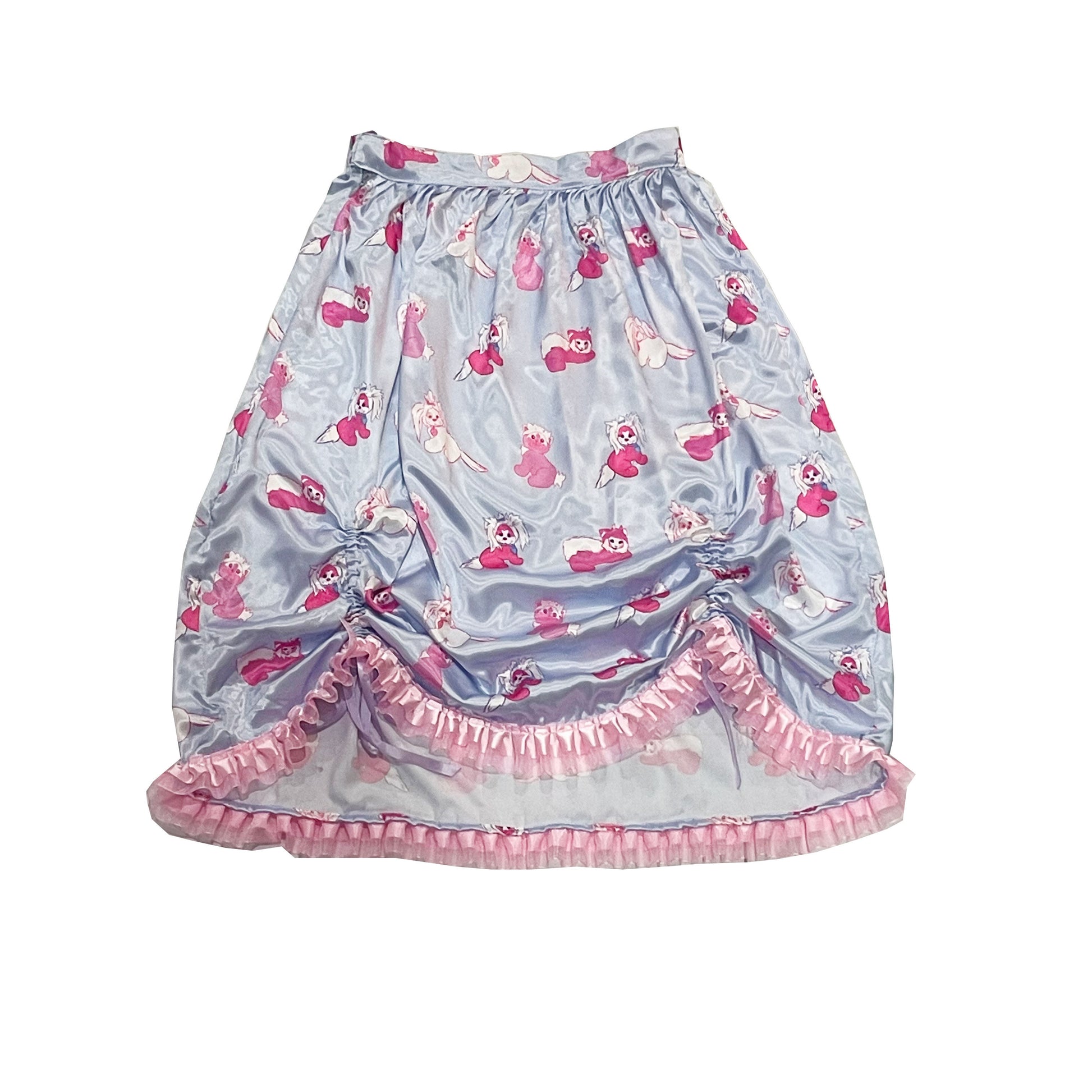 Plastic Candy - Blue Doll Satin Skirt skirt Plastic Candy