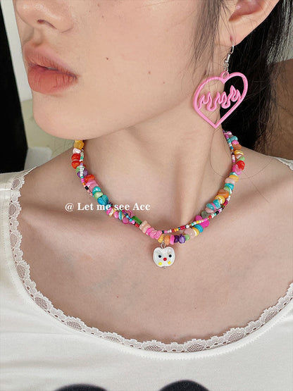 LET ME SEE - Decora Kei Beaded Necklace necklace let me see