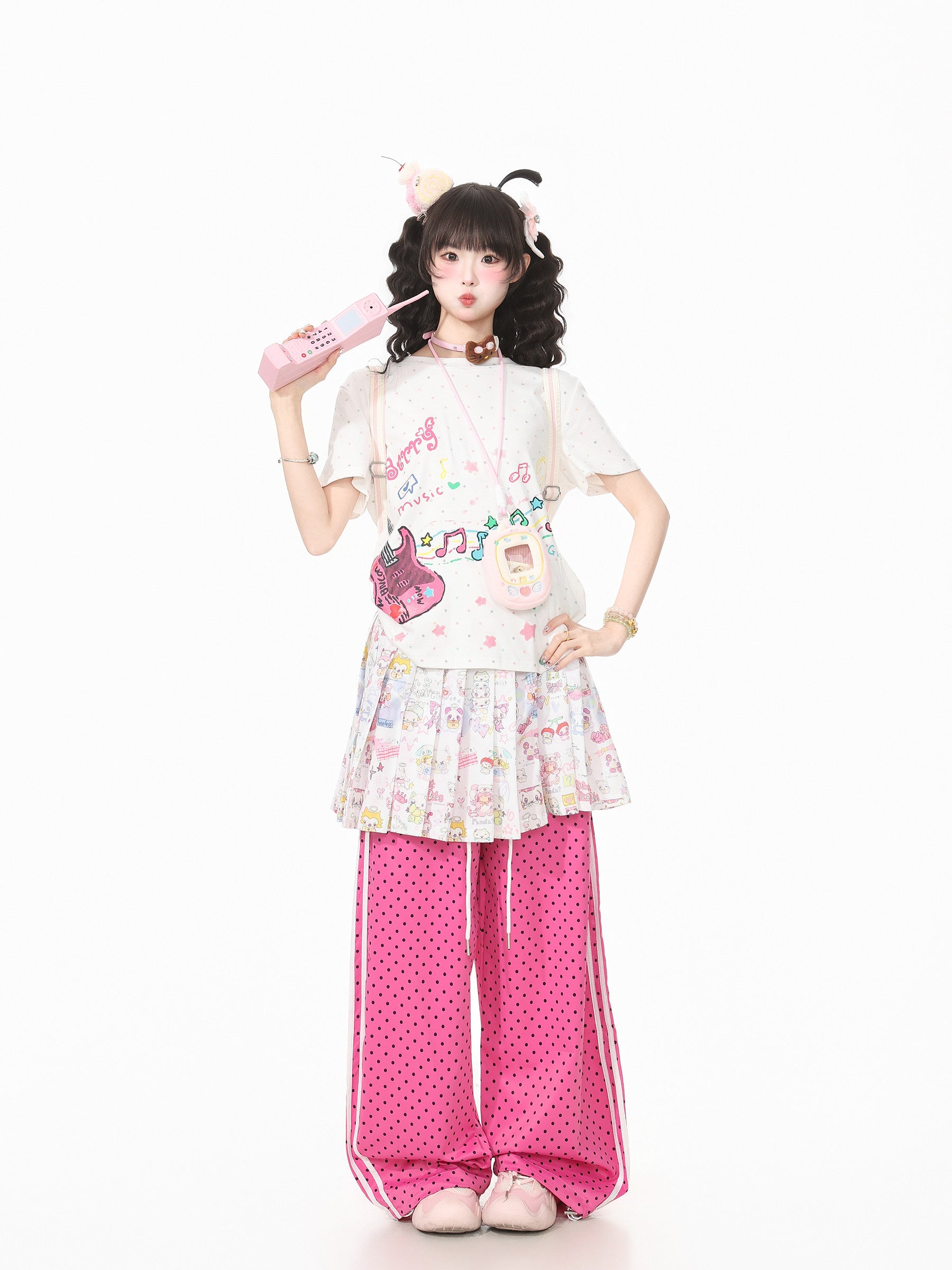 Languid Park - Polka Dot Star Tee tshirt Languid Park