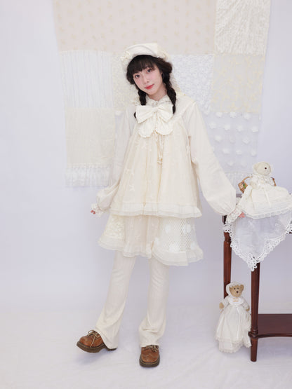 SemenCoicis - Lace Crochet Bow Camisole camisole SemenCoicis