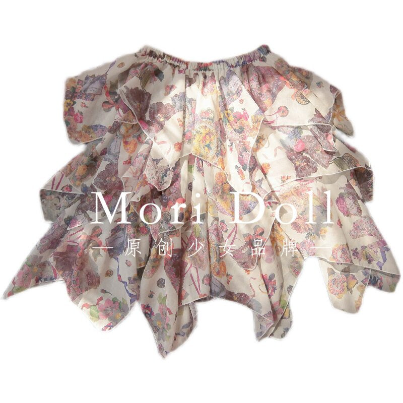 Mori Doll - Perfume Bottle High-Low Skirt skirt Mori Doll