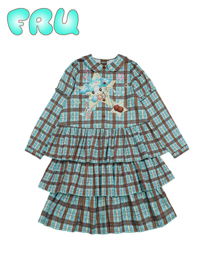 frufru - Kawaii Doll Collar Cake Dress dress frufru S