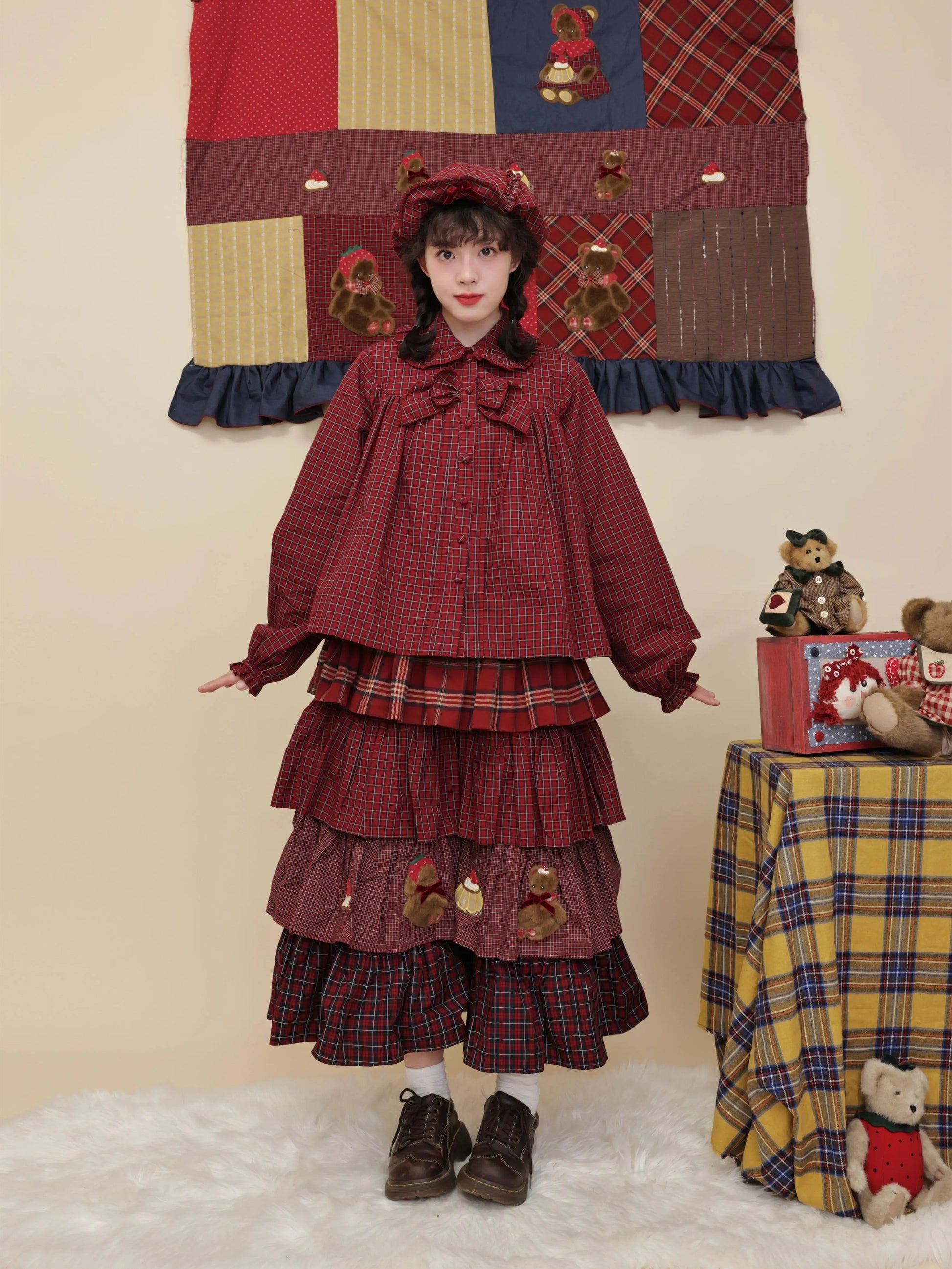 SemenCoicis - Kawaii Skirt Ruffle Tiered Cake Skirt skirt SemenCoicis