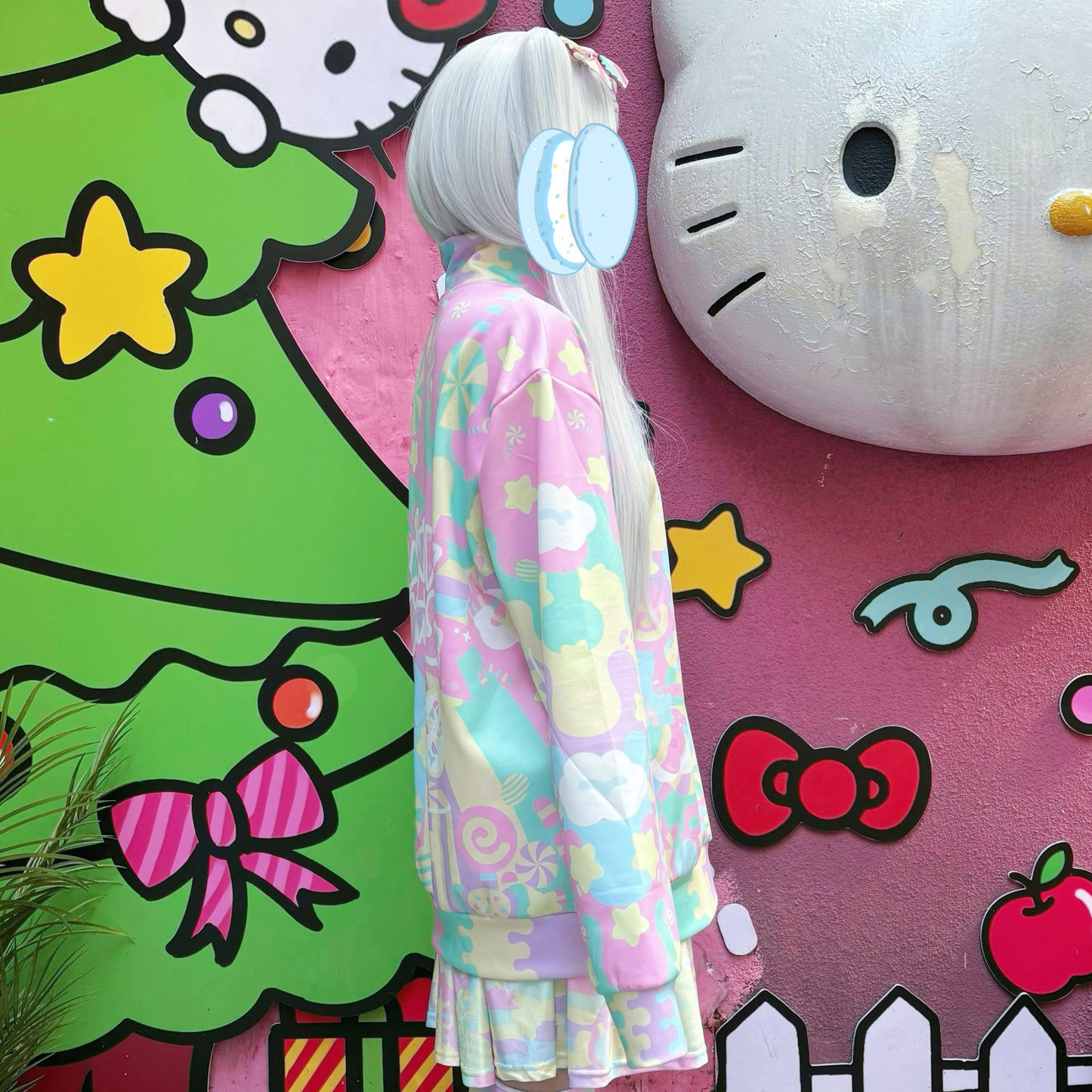 Rainbow Universe RUX - Pastel Macaron Decora Kei Skirt Set set Rainbow Universe RUX
