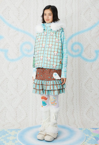 frufru - Kawaii Panda Quilted Vest vest frufru