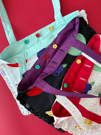Ate a Dream - Retro Fruit Embroidered Shoulder Bag bag Ate a Dream