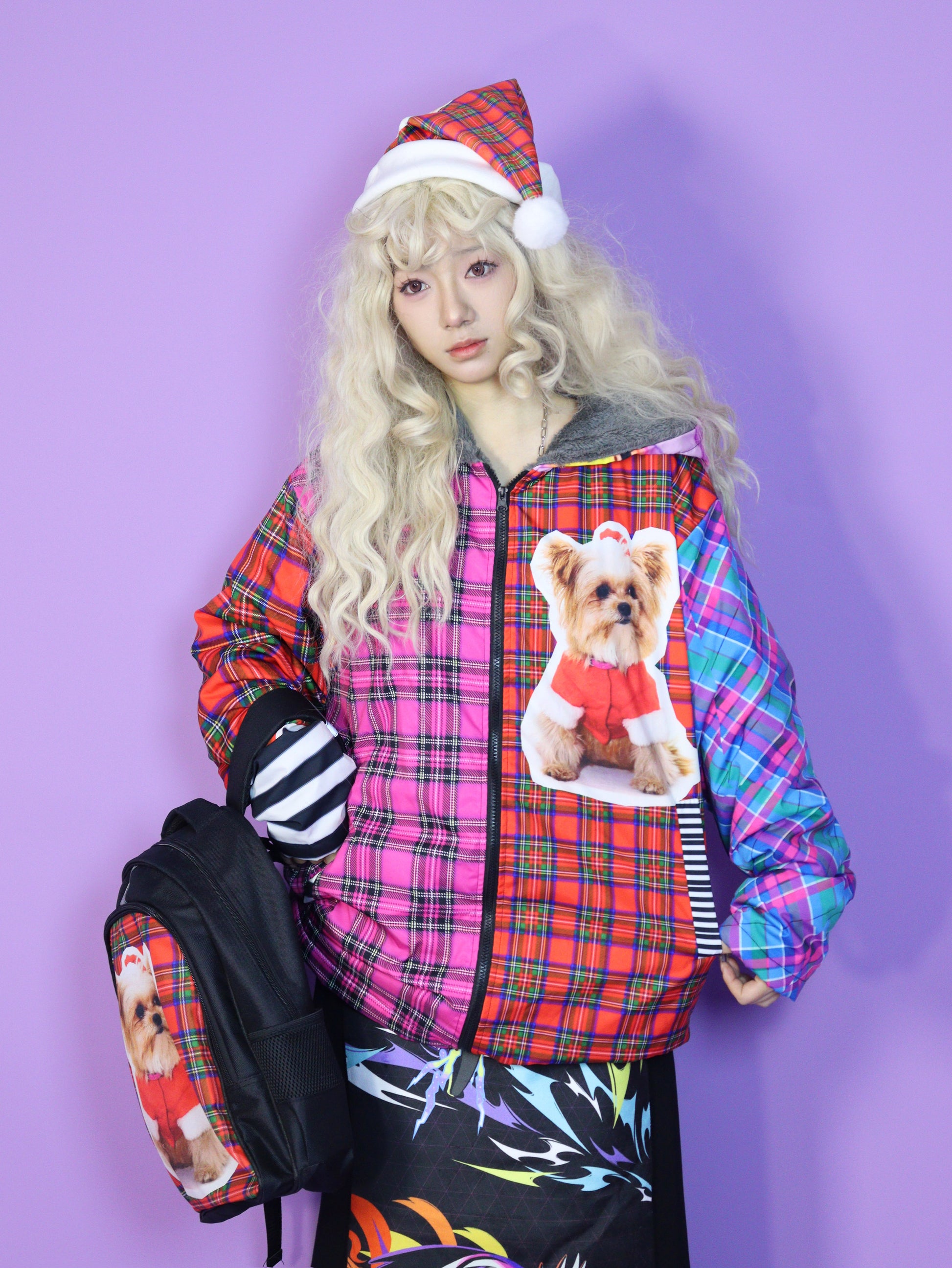 LEERROO - Y2K Printed Hoodie Padded Jacket hoodie Leerroo