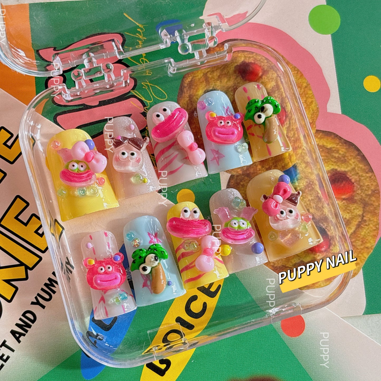 PUPPY - Cute Duckbill Press-On Nails NAILS PUPPY