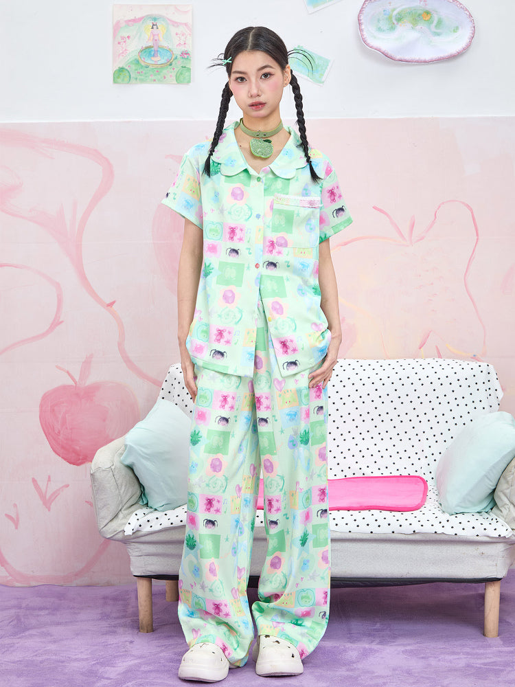 Moon Meadow - Y2K Dopamine Pajama Set
