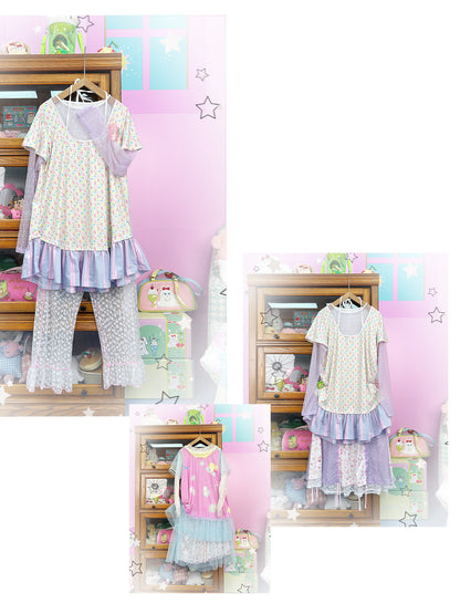 shishihshop - Layered Look Loose Dress dress shishihshop
