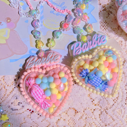 Bear Doll Kawaii Necklace | Sweet Pendant Necklace necklace Bear Doll