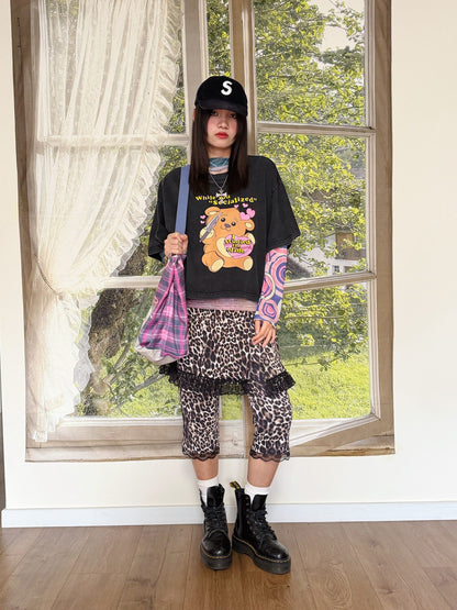 bunnybunnygun - Washed Graphic T-Shirt tee bunnybunnygun