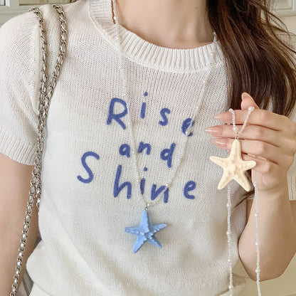Flipped - Dopamine Beaded Starfish Necklace necklace Flipped