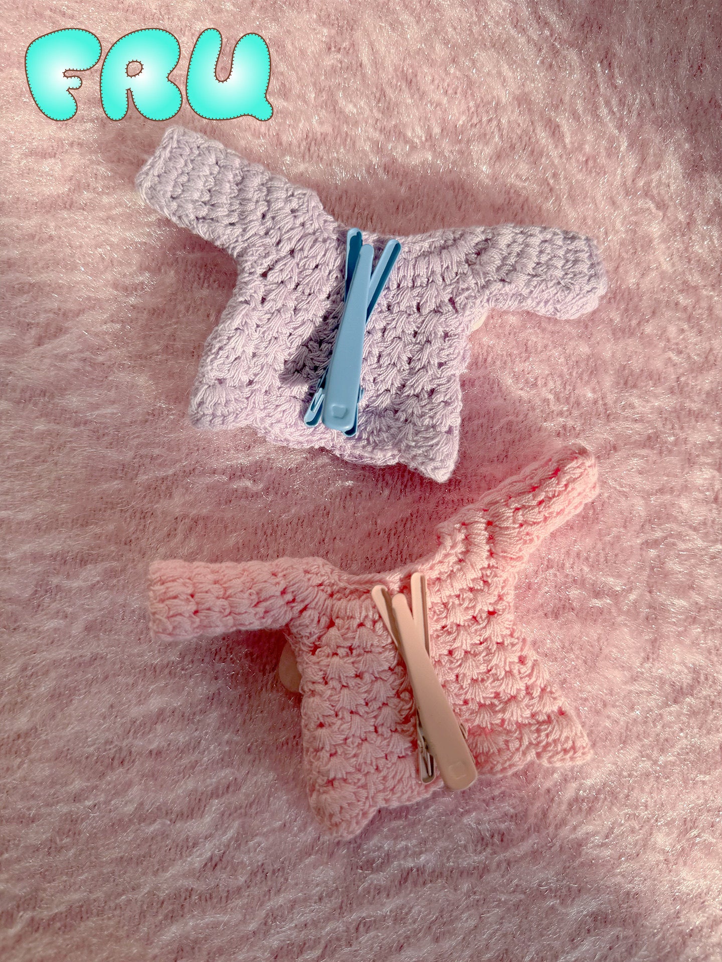 frufru - Kawaii Strawberry Knit Hair Clip hair clip frufru