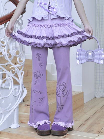 Hashtag DDD - Dreamcore Lace Layered Skort Pants apron Hashtag DDD