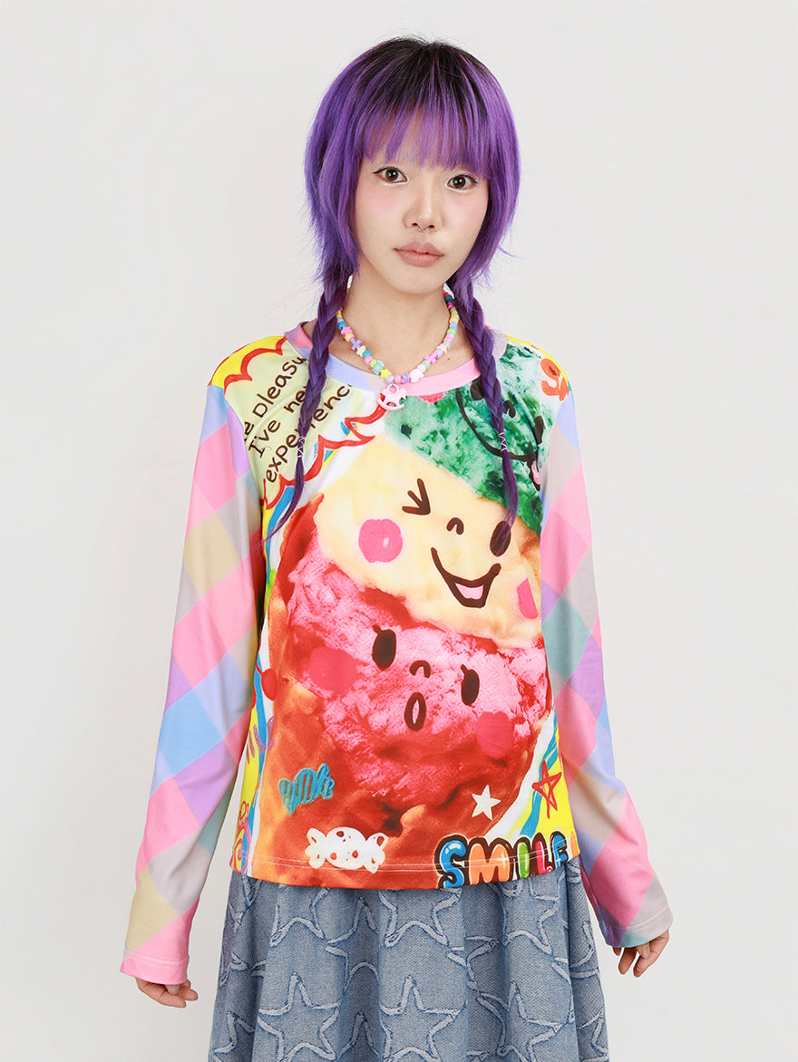 Nihon Kids - Kawaii 90s Ice Cream Top shirt NIHON KIDS