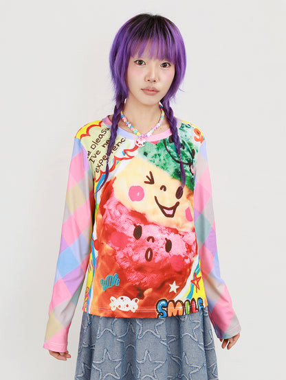 Nihon Kids - Kawaii 90s Ice Cream Top shirt NIHON KIDS