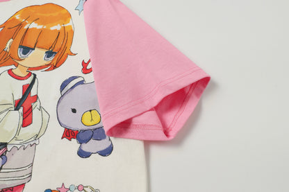 BlackBerry – Doll Girl Oversized Tee tshirt BlackBerry