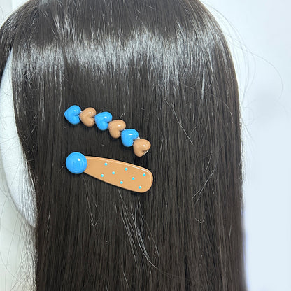KHEPHAIA - Sea Salt Coffee Heart Hair Clip hair clip KHEPHAIA