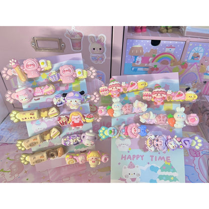 Sweet Star - Cute Cream Clip Set 10pcs hair clip sweet star