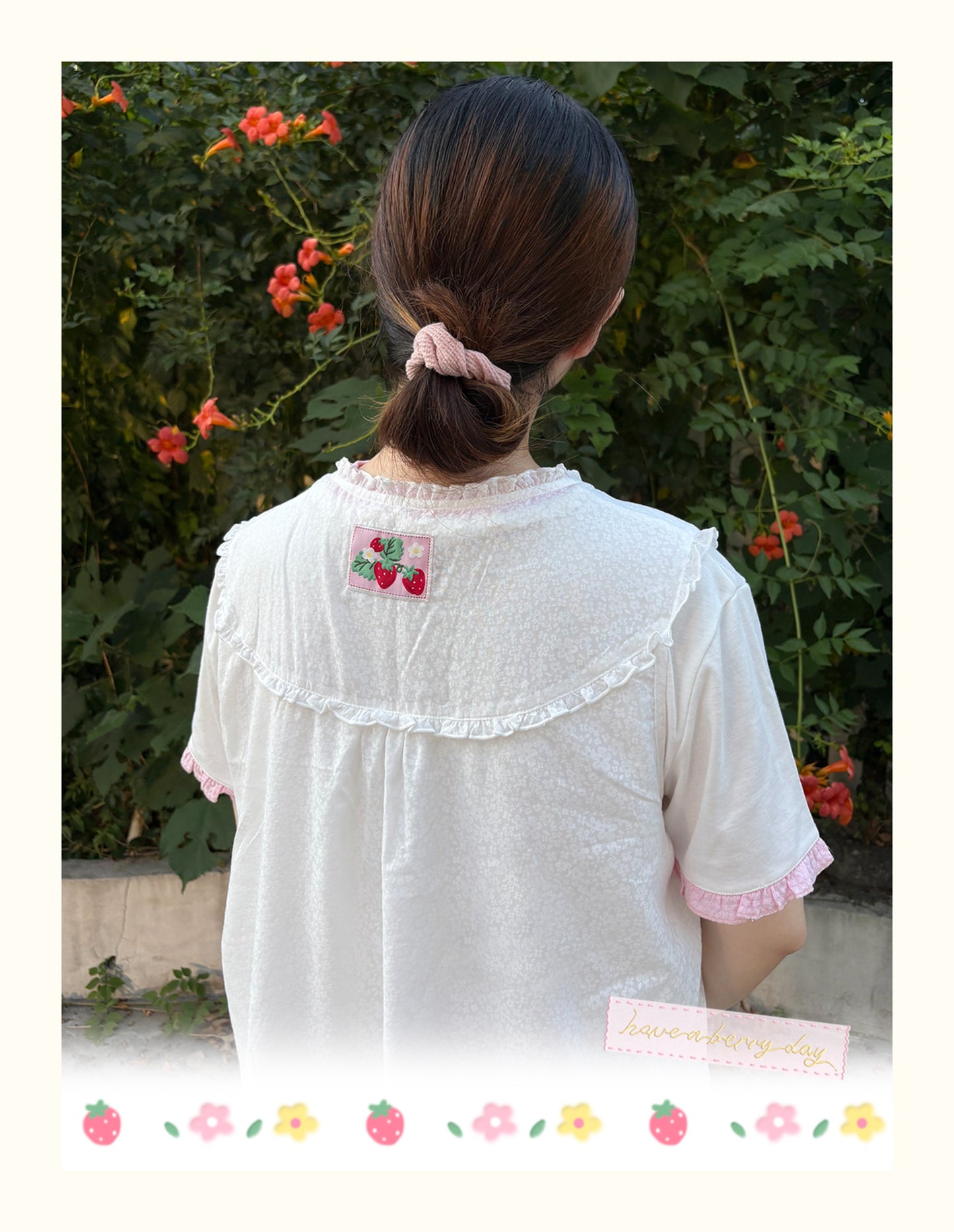 Little Berry - Kawaii Strawberry Basket Layered Dress dress Little Berry