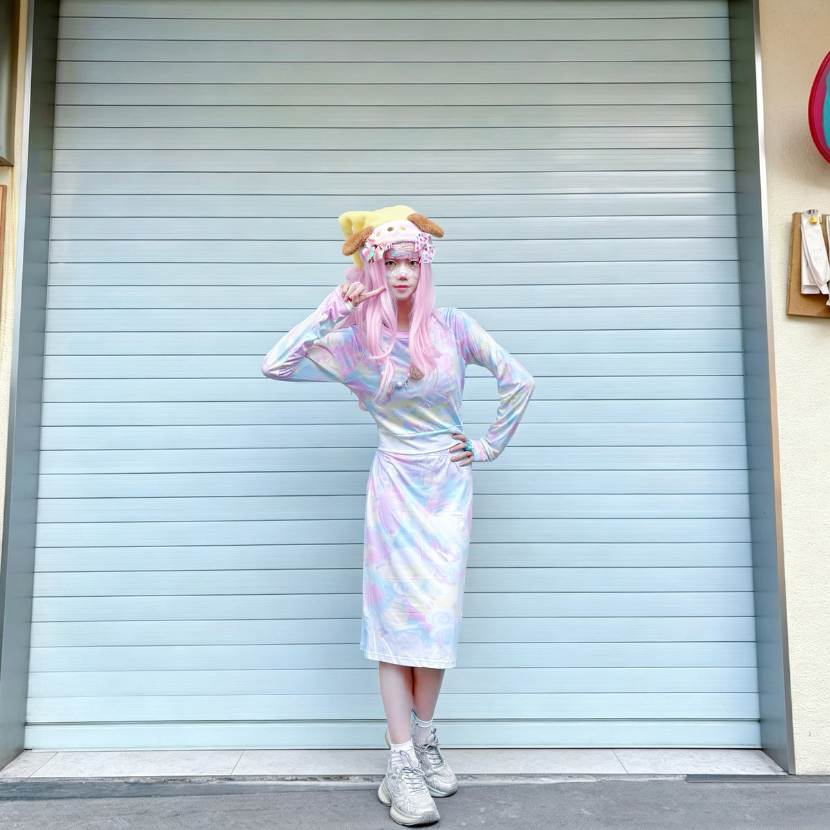 Rainbow Universe RUX - Pastel Decora Long Sleeve Skirt Set set Rainbow Universe RUX