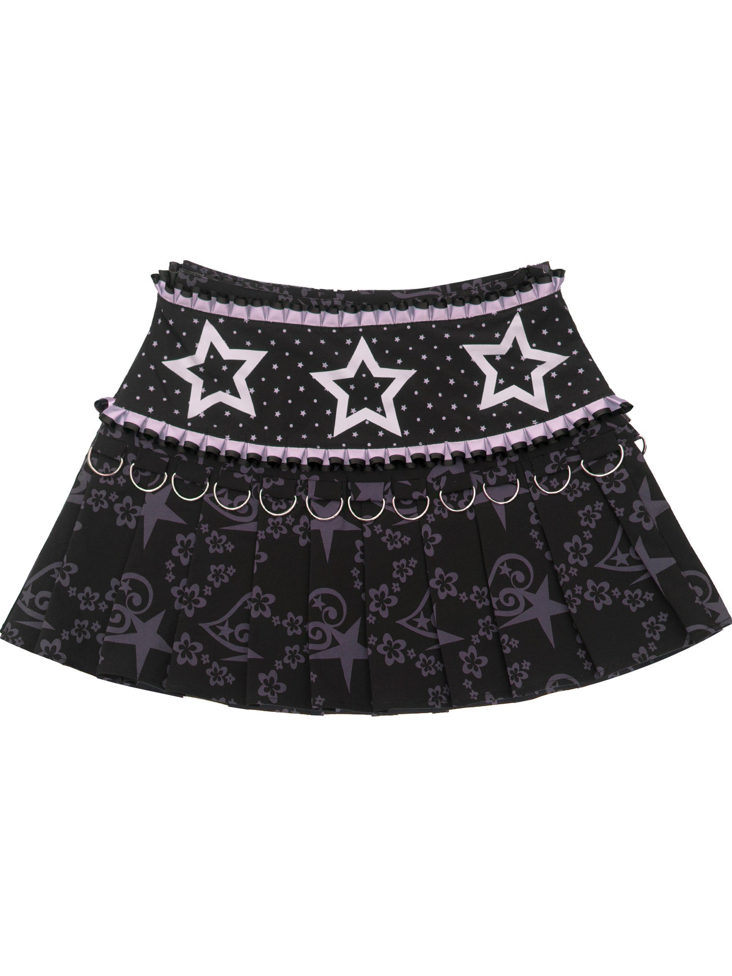 RustSet - Star Polka Dot Pleated Skirt skirt rustset