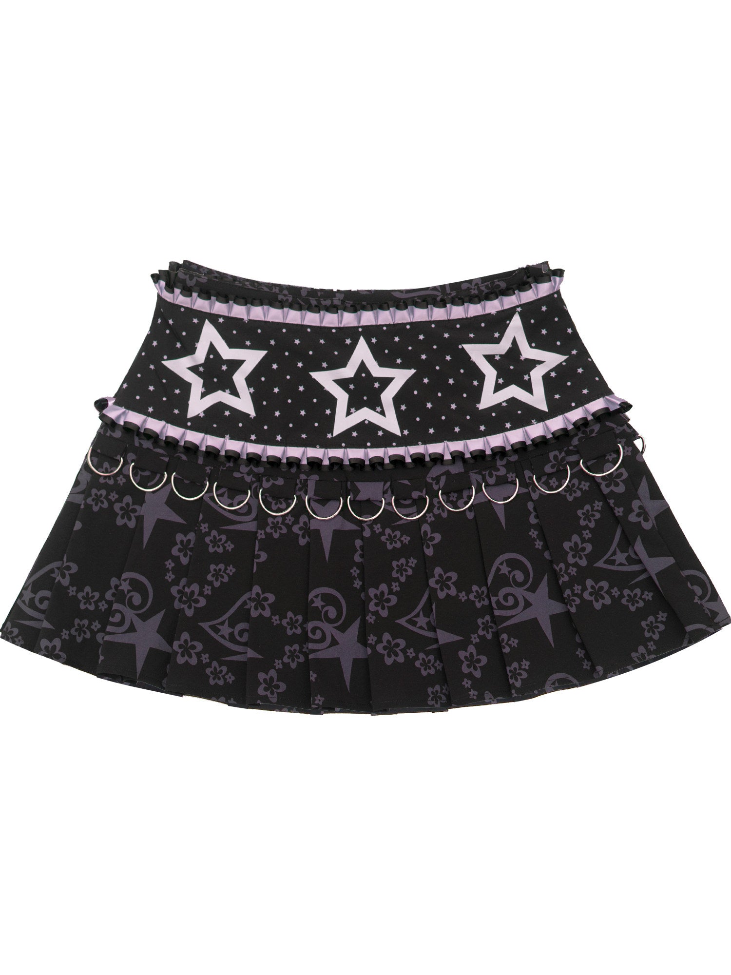 RustSet - Star Polka Dot Pleated Skirt skirt rustset